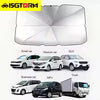Multi-purpose, convenient, foldable car window sunshade, interior protector, auto part accessory, front umbrella cover