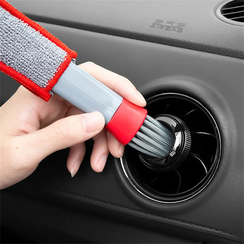 Car air conditioning vent cleaning tool, multi-purpose vacuum brush, interior car accessories, multi-purpose cleaning brush