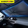 Multi-purpose, convenient, foldable car window sunshade, interior protector, auto part accessory, front umbrella cover