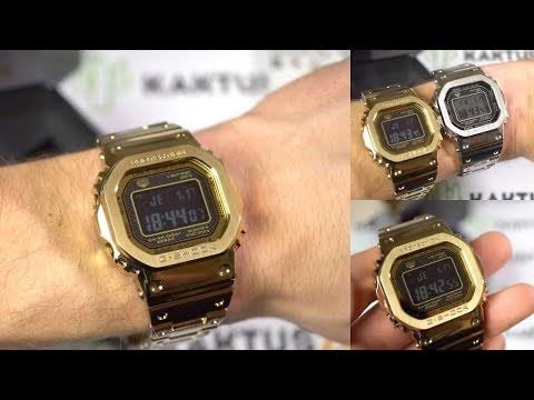 G-Shock Style Metal Digital Watch – Premium Stainless Steel | Gold, Silver & Black