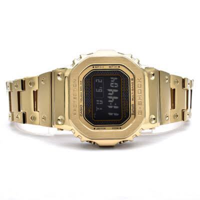 G-Shock Style Metal Digital Watch – Premium Stainless Steel | Gold, Silver & Black