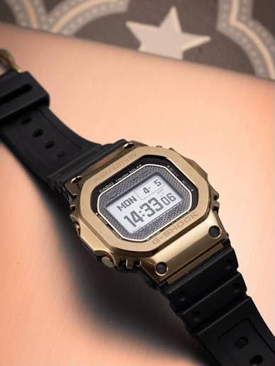 G-Shock Style Metal Digital Watch – Premium Stainless Steel | Gold, Silver & Black