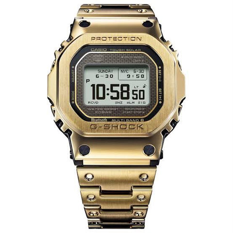 G-Shock Style Metal Digital Watch – Premium Stainless Steel | Gold, Silver & Black