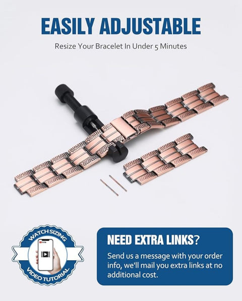 Magnetic Therapy Bracelet for Men & Women – Stylish Wellness Wristband