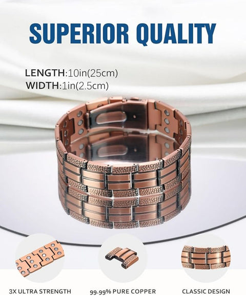 Magnetic Therapy Bracelet for Men & Women – Stylish Wellness Wristband