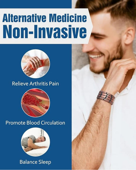 Magnetic Therapy Bracelet for Men & Women – Stylish Wellness Wristband